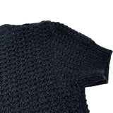 シャネル CHANEL ココマーク半袖ニットワンピース P36613 ブラック ウール レディース ワンピース