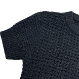 シャネル CHANEL ココマーク半袖ニットワンピース P36613 ブラック ウール レディース ワンピース