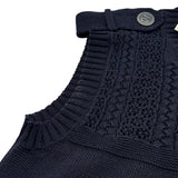 シャネル CHANEL ノースリーブサマーニットワンピース P53710 ネイビー コットン レディース ワンピース