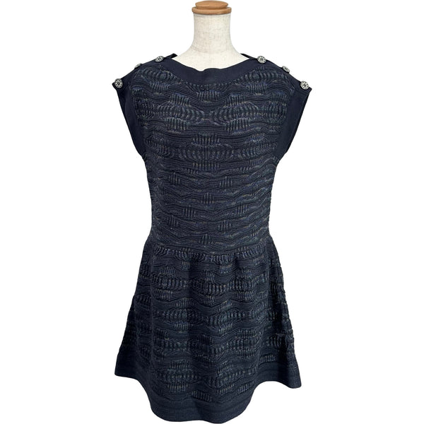 シャネル CHANEL ココマークボタンサマーニットワンピース P53322