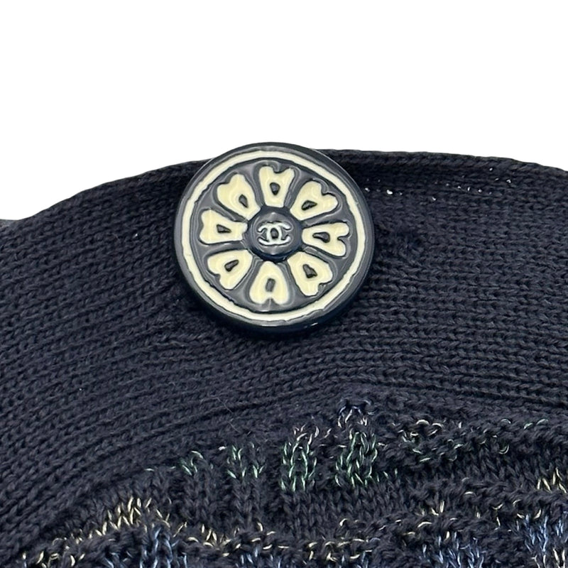 シャネル CHANEL ココマークボタンサマーニットワンピース P53322