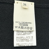 エルメス HERMES 半袖カシミヤニットワンピース ブラック カシミヤ レディース ワンピース