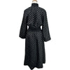 エルメス HERMES Zouaves of Dragons ドットシルクワンピース ブラック シルク レディース ワンピース