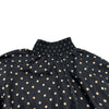 エルメス HERMES Zouaves of Dragons ドットシルクワンピース ブラック シルク レディース ワンピース