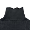 エルメス HERMES タートルネックニットセーター ブラック レーヨン レディース ニット