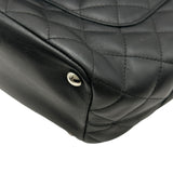シャネル CHANEL カンボンラインミディアムトート A25167 8番台 ブラック ラムスキン レディース トートバッグ