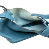 エルメス HERMES ピコタンロックPM □P刻印 ブルージーン/シルバー金具 トリヨン レディース ハンドバッグ