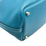エルメス HERMES ピコタンロックPM □P刻印 ブルージーン/シルバー金具 トリヨン レディース ハンドバッグ