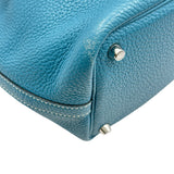エルメス HERMES ピコタンロックPM □P刻印 ブルージーン/シルバー金具 トリヨン レディース ハンドバッグ