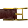 エルメス HERMES アピリバーシブルベルト 70cm □E刻印 ブラウン/ルージュH アルデンヌ/クシュベル メンズ ベルト
