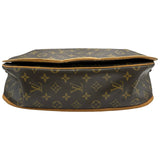 ルイ・ヴィトン LOUIS VUITTON メニルモンタンMM M40473 ブラウン モノグラムキャンバス レディース ショルダーバッグ