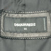 ディースクエアード DSQUARED レザーテーラードジャケット S71BN0957 ブラック レザー メンズ テーラードジャケット