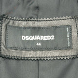 ディースクエアード DSQUARED レザーテーラードジャケット S71BN0957 ブラック レザー メンズ テーラードジャケット