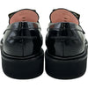 ロジェ ヴィヴィエ ROGER VIVIER VIV RANGER ストラスパテントローファー ブラック パテント レディース ローファー