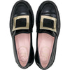 ロジェ ヴィヴィエ ROGER VIVIER VIV RANGER ストラスパテントローファー ブラック パテント レディース ローファー