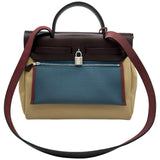 エルメス HERMES エールバッグジップPM U刻印 トレンチ/ブルートンペット/ルージュセリエ/シルバー金具 ヴァッシュハンター/トワル レディース ショルダーバッグ