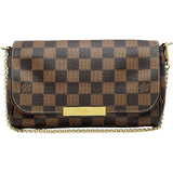 ルイ・ヴィトン LOUIS VUITTON フェイボリットPM N41276 ブラウン ダミエ・エベヌ レディース ショルダーバッグ