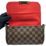ルイ・ヴィトン LOUIS VUITTON フェイボリットPM N41276 ブラウン ダミエ・エベヌ レディース ショルダーバッグ