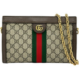 グッチ GUCCI オフィディアショルダーバッグ 503877 ブラウン GGスプリーム/レザー レディース ショルダーバッグ