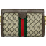 グッチ GUCCI オフィディアショルダーバッグ 503877 ブラウン GGスプリーム/レザー レディース ショルダーバッグ