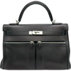 エルメス HERMES ケリーラキ32 □L刻印 ブラック/シルバー金具 スイフト レディース ショルダーバッグ