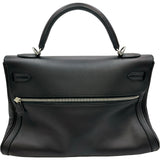 エルメス HERMES ケリーラキ32 □L刻印 ブラック/シルバー金具 スイフト レディース ショルダーバッグ