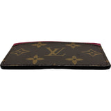 ルイ・ヴィトン LOUIS VUITTON ポルトカルト・サーンプル M60703 ブラウン/フューシャ モノグラム・キャンバス レディース カードケース