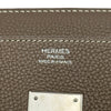 エルメス HERMES バーキン30 ▢L刻印 エトゥープ シルバー金具 トゴ レディース ハンドバッグ