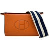 エルメス HERMES ヴィドポッシュ U刻印 オレンジ シルバー金具 トゴ レディース ショルダーバッグ
