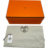 エルメス HERMES ヴィドポッシュ U刻印 オレンジ シルバー金具 トゴ レディース ショルダーバッグ