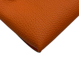 エルメス HERMES ヴィドポッシュ U刻印 オレンジ シルバー金具 トゴ レディース ショルダーバッグ