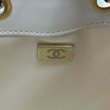 シャネル CHANEL CHANEL25 スモール AS5293 ホワイト/ブラック キャンバス/レザー レディース ショルダーバッグ