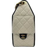 シャネル CHANEL CHANEL25 スモール AS5293 ホワイト/ブラック キャンバス/レザー レディース ショルダーバッグ