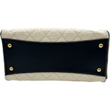 シャネル CHANEL CHANEL25 スモール AS5293 ホワイト/ブラック キャンバス/レザー レディース ショルダーバッグ
