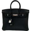 エルメス HERMES バーキン25 G刻印 ブラック シルバー金具 トゴ レディース ハンドバッグ