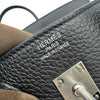 エルメス HERMES バーキン25 G刻印 ブラック シルバー金具 トゴ レディース ハンドバッグ