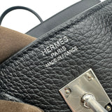 エルメス HERMES バーキン25 G刻印 ブラック シルバー金具 トゴ レディース ハンドバッグ