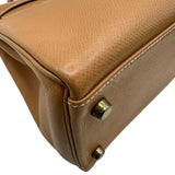 エルメス HERMES ケリー32 〇U刻 ナチュラル ゴールド金具 クシュベル レディース ショルダーバッグ