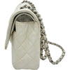 シャネル CHANEL マトラッセ25 A01112 12番台 ホワイト シルバー金具 キャビアスキン レディース ショルダーバッグ