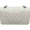 シャネル CHANEL マトラッセ25 A01112 12番台 ホワイト シルバー金具 キャビアスキン レディース ショルダーバッグ