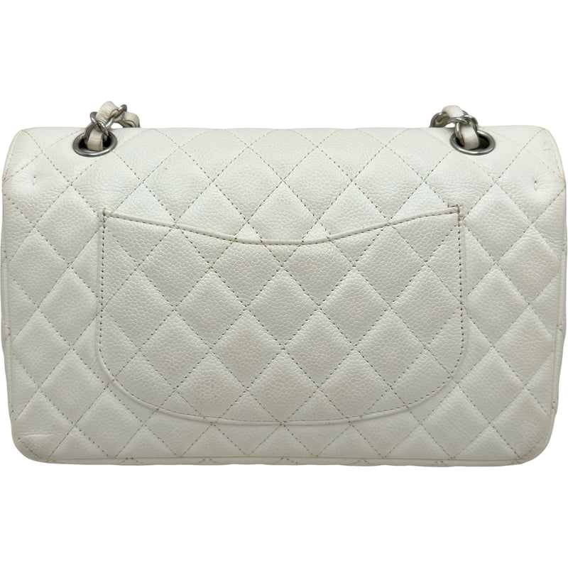 シャネル CHANEL マトラッセ25 A01112 12番台 ホワイト シルバー金具