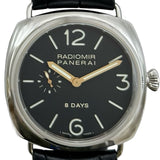パネライ PANERAI ラジオミール 8デイズ PAM00190 ブラック ステンレススチール 手巻き メンズ 腕時計