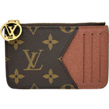 ルイ・ヴィトン LOUIS VUITTON ポルトカルト・ロミー M81880 ブラウン モノグラム・キャンバス レディース カードケース
