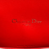 クリスチャン・ディオール Christian Dior ミスディオールフラップバッグ ピンク シルバー金具 ラムスキン レディース ショルダーバッグ