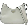 プラダ PRADA クレオショルダーバッグ ホワイト シルバー金具 パテント レディース ショルダーバッグ