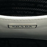 プラダ PRADA クレオショルダーバッグ ホワイト シルバー金具 パテント レディース ショルダーバッグ