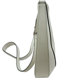 プラダ PRADA クレオショルダーバッグ ホワイト シルバー金具 パテント レディース ショルダーバッグ