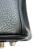 エルメス HERMES バーキン30 K刻印 ブラック シルバー金具 トゴ レディース ハンドバッグ