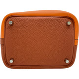 エルメス HERMES ピコタンロックPM カザック G刻印 オレンジ/キュイーブル/ゴールド トリヨン レディース ハンドバッグ