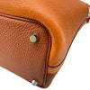 エルメス HERMES ピコタンロックPM カザック G刻印 オレンジ/キュイーブル/ゴールド トリヨン レディース ハンドバッグ